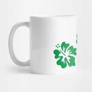 Hibiscus green Mug